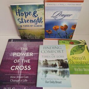 5 Christian Devotional Books Our Daily Bread Ministries Comfort Loss Illness Lot